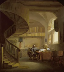 The Interior of a Study with a Philosopher